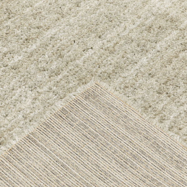 Homeroots 2' X 8' Stone Shag Power Loom Stain Resistant Runner Rug Stone Polyester 507843