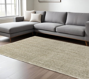 HomeRoots 10' Luxurious Grey Shag Area Rug - Stain Resistant, Soft Pile, Perfect for Modern Living Spaces 10' X 13' 507848