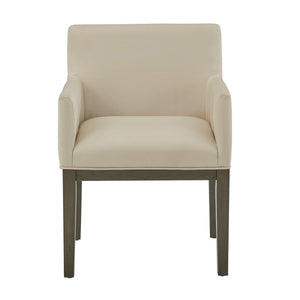Homelegance Narvik Upholstered Track Arm Chair Set Tapered Legs Modern Dining Seat 507GAC1-BL