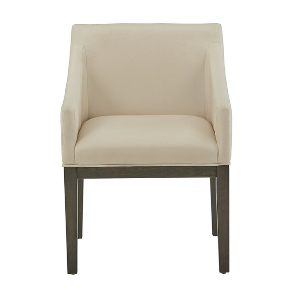 Homelegance Narvik Upholstered Slope Arm Chair Rubberwood Frame Beige Fabric Dining 507GAC2-BL