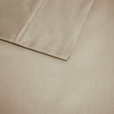 Beautyrest 600 Thread Count Casual Cooling Cotton Blend 4 PC Sheet Set BR20-1914 Khaki