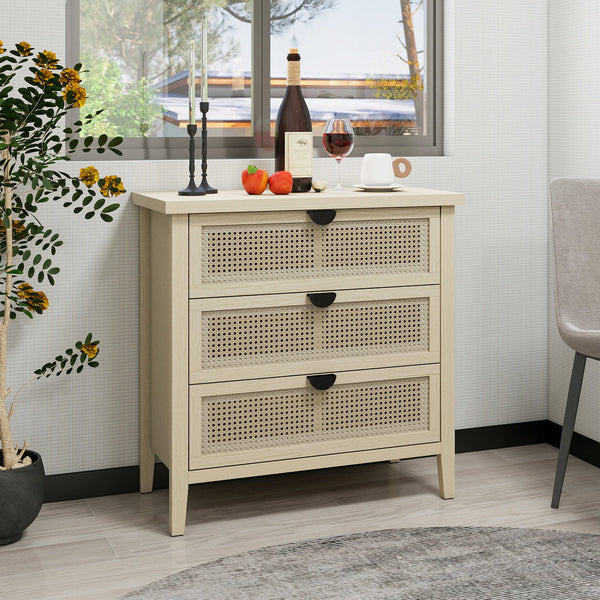 English Elm 3 Drawer Cabinet - Stylish American Design For Bedroom, Living Room, Or Study Storage Solution W688P225269