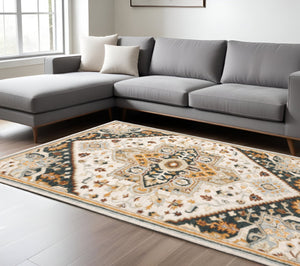 HomeRoots 10' Handmade Oriental Tufted Area Rug - Elegant Stain-Resistant Design for Modern & Classic Spaces 8' X 10' 508113
