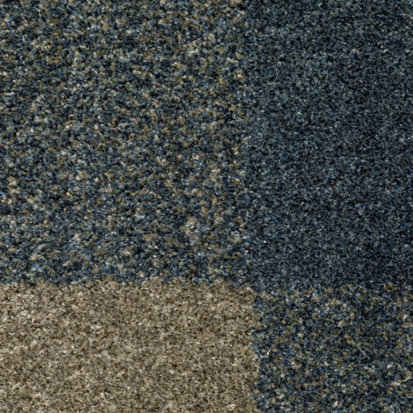 HomeRoots 8' Tan and Gray Geometric Runner Rug – Stylish Abstract Design for Hallways, Durable & Stain-Resistant 2'3" x 7'6" 508149