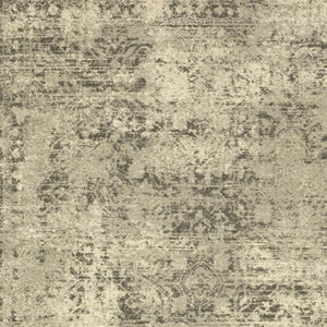 HomeRoots 2' Timeless Grey Ivory Beige Taupe Oriental Runner Rug – Stain Resistant Elegance for Hallways 8' X 11' 508324