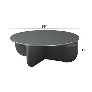 English Elm Lamond Square Low Profile Mdf Lacquered Coffee Table for Contemporary Living Rooms B2726P442581