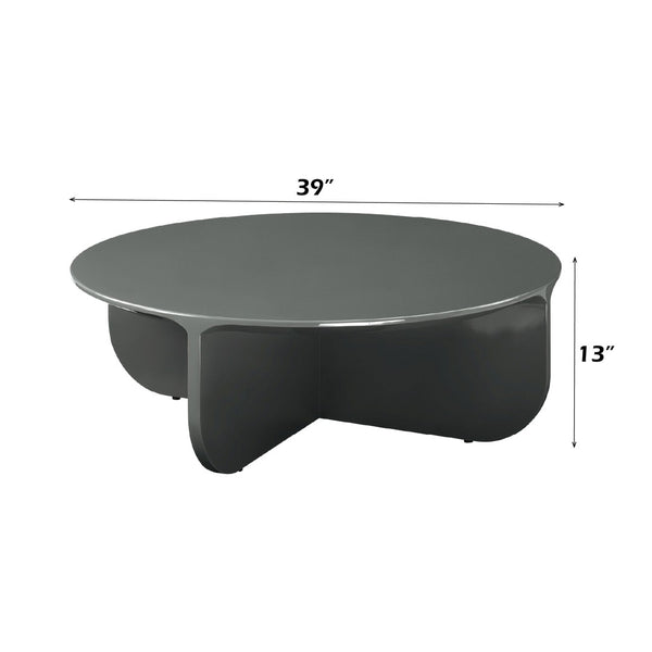 English Elm Lamond Square Low Profile Mdf Lacquered Coffee Table for Contemporary Living Rooms B2726P442581