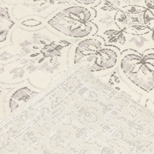 HomeRoots 10' Elegant Distressed Area Rug with Timeless Medallion Design for Modern and Traditional Spaces 10' X 13' 508520