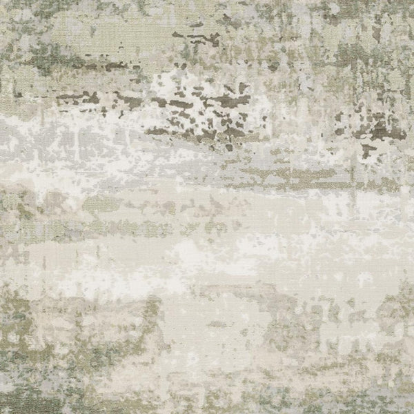 HomeRoots 2' Contemporary Abstract Power Loom Runner Rug in Subtle Tones for Stylish Hallways and Entryways 3' x 5' 508569