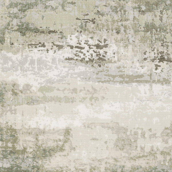 HomeRoots 2' Contemporary Abstract Power Loom Runner Rug in Subtle Tones for Stylish Hallways and Entryways 5' X 8' 508570
