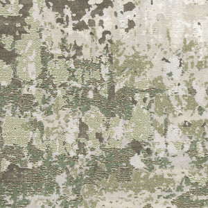 Homeroots 6' X 9' Beige Grey Brown And Sage Green Abstract Power Loom Stain Resistant Area Rug Beige,Green Polyester 508571