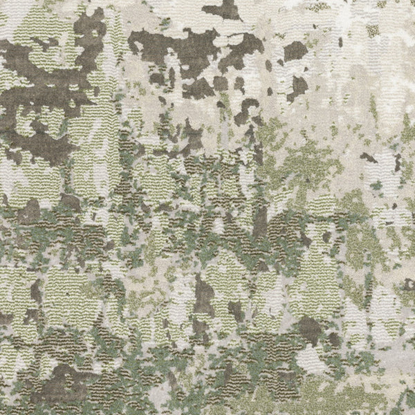 Homeroots 8' X 11' Beige Grey Brown And Sage Green Abstract Power Loom Stain Resistant Area Rug Beige,Green Polyester 508572