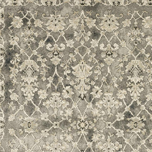 HomeRoots 2' Elegant Grey Beige Tan Brown Oriental Runner Rug - Durable Stain Resistant for High Traffic Areas 8' X 11' 508839