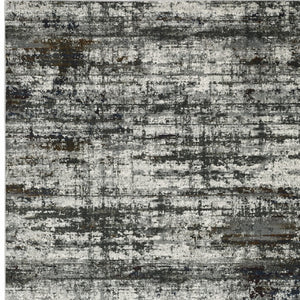 HomeRoots 2' Abstract Multi-Color Power Loom Runner Rug - Stain Resistant, Stylish, Durable for High-Traffic Areas 8' X 11' 508902