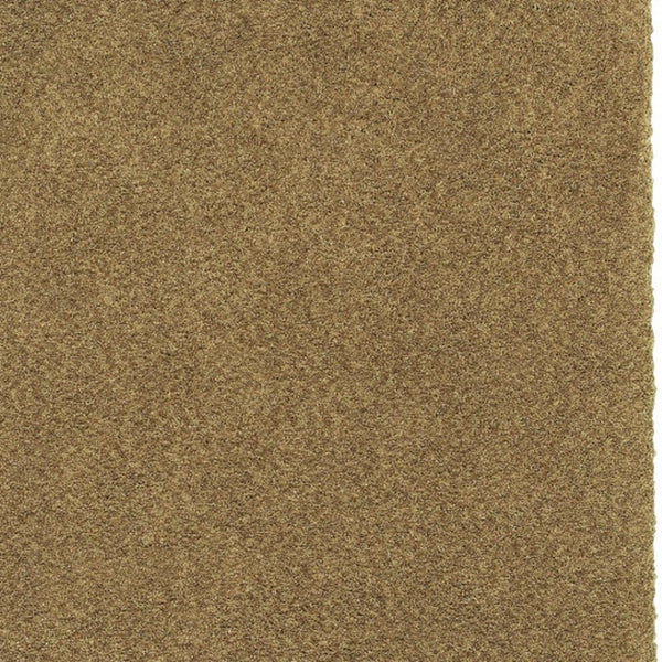HomeRoots 10' Luxurious Handmade Rich Gold Shag Area Rug – Soft, Stain-Resistant, Perfect for Cozy Living Spaces 10' X 13' 508995