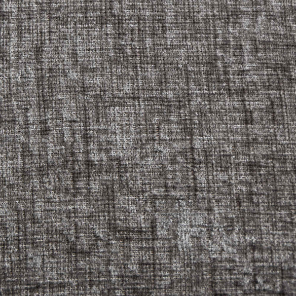 English Elm Chenille Modern Dining Chair with Curved Gold-Plated Legs, Rivet Trim, Textured Upholstery Comfort Gray W1143P332686