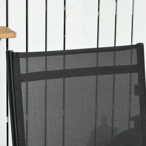 English Elm Outsunny 2-Piece Chaise Lounge Set With Wheels - Adjustable Tanning Chairs For Patio & Beach Fun W2225P174092-GIGA