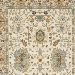 HomeRoots 2' Elegant Oriental Power Loom Runner Rug - Stain Resistant, Multi-Color, Fringed, Durable Design 10' X 13' 509302