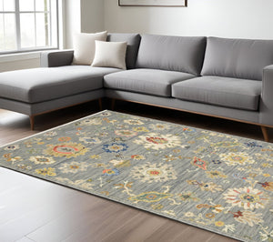 HomeRoots 2' Elegant Oriental Runner Rug with Vibrant Colors, Stain Resistance, and Classic Fringe Tassels 7' X 10' 509321