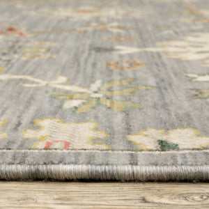 HomeRoots 2' Elegant Oriental Runner Rug with Vibrant Colors, Stain Resistance, and Classic Fringe Tassels 7' X 10' 509321