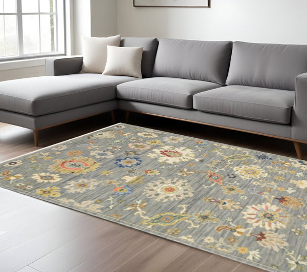 HomeRoots 2' Elegant Oriental Runner Rug with Vibrant Colors, Stain Resistance, and Classic Fringe Tassels 10' X 13' 509323
