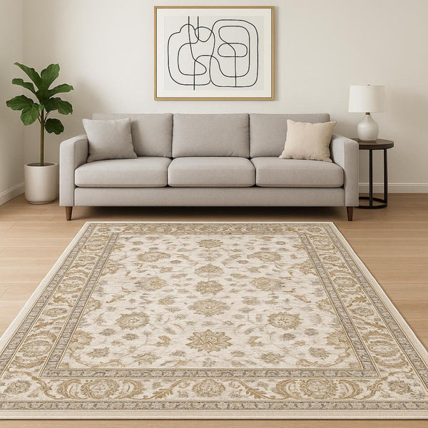 HomeRoots 2' Elegant Oriental Power Loom Runner Rug - Stain Resistant, Durable, Timeless Design for Any Space 10' X 13' 509400