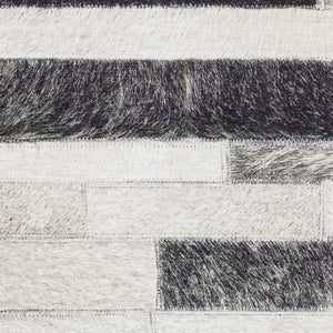 HomeRoots 5' Modern Geometric Area Rug in Grey, Charcoal & Beige - Stain Resistant for Easy Care & Style 5' X 7' 509494