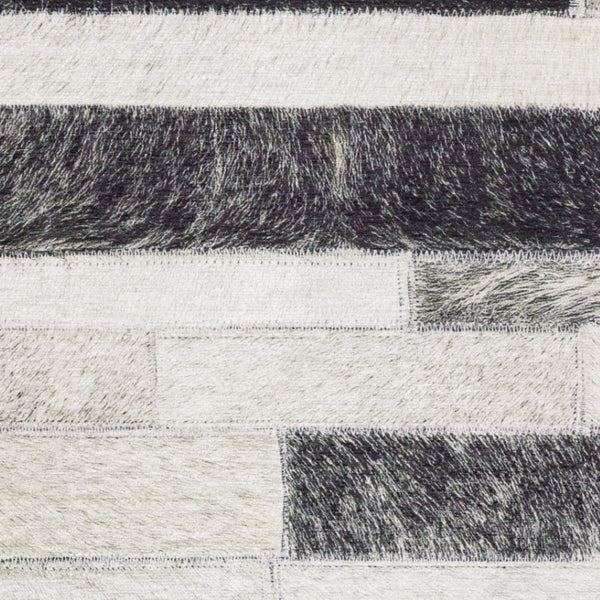 HomeRoots 5' Modern Geometric Area Rug in Grey, Charcoal & Beige - Stain Resistant for Easy Care & Style 8' X 10' 509495