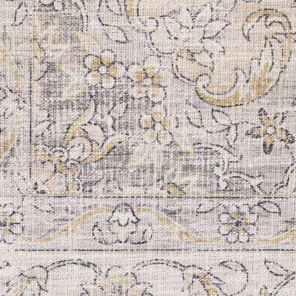 Homeroots 8' Beige And Ivory Oriental Power Loom Runner Rug  Polyester 509513