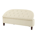 OSP Home Furnishings Jaycee Storage Bench Linen