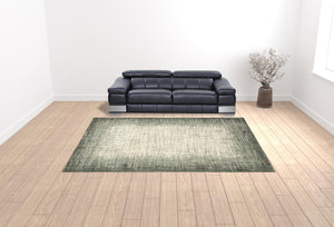 Homeroots 10' X 13' Grey Beige And Blue Power Loom Stain Resistant Area Rug  Polypropylene 509718