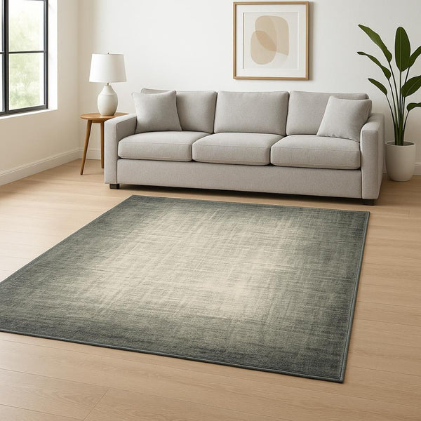 HomeRoots 10' Stylish Grey Beige and Blue Power Loom Area Rug - Stain Resistant, Low-Maintenance Comfort 10' X 13' 509718