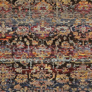 HomeRoots 10' Blue and Ivory Abstract Power Loom Area Rug - Modern Design for Stylish, Durable Living Spaces 2'3" x 8' 509951