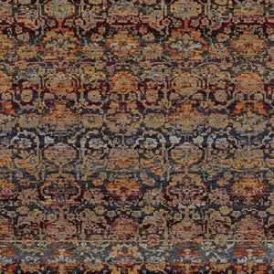 HomeRoots 10' Blue and Ivory Abstract Power Loom Area Rug - Modern Design for Stylish, Durable Living Spaces 3' x 5' Rectangle 509953