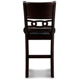 English Elm Hoyae Brown and Black Counter Chairs With Padded Seat (Set Of 2)