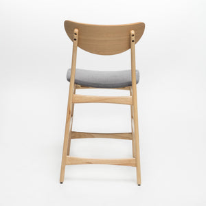 English Elm Christopher Knight Home® - Counter Height Chair - Elegant Dark Grey Fabric Upholstery With Durable Wood Frame For Comfort And Style 58914.00OAK