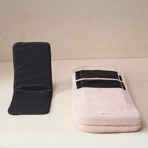 English Elm Convertible Fold-Out Double Sofa Bed with Thick Cushioning, Adjustable Backrest & Space-Saving Design Pink W244S00003