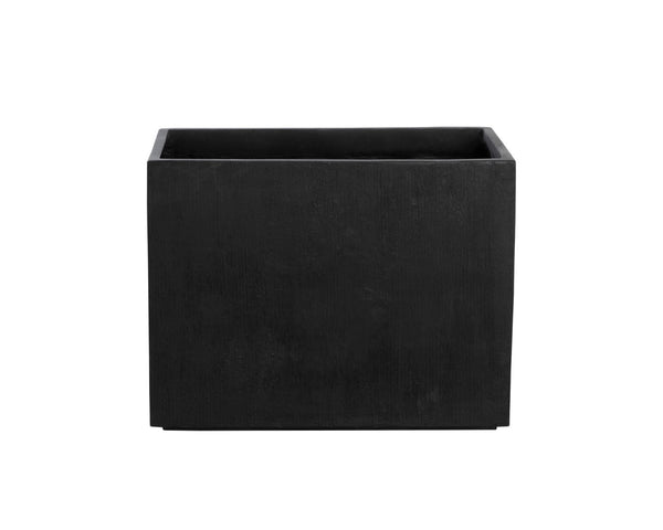 Sunpan LEILANI PLANTER - MEDIUM - ELEGANT ANTIQUE BRONZE DESIGN FOR UPSCALE INTERIORS & OUTDOOR SPACES Black 111142