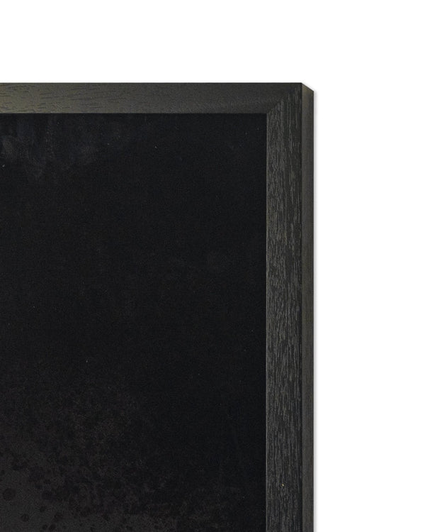 Sunpan BEAUTIFUL MIND Luxe Art Portrait - 40" x 60" Monochrome with Gold Leaf in Sleek Black Frame A0357