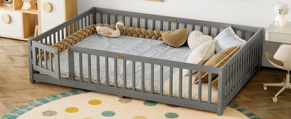English Elm Twin Xl White Iron Loft Bed with Guardrails and Ladder for Dorm or Teen Room W1580P433579