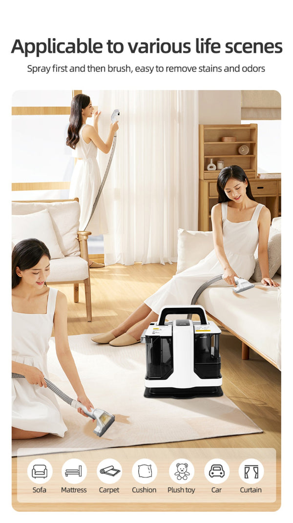 English Elm Portable Spot Cleaner Two Pack for Carpets Sofas Mattresses with 450w Deep Suction W2071P346090