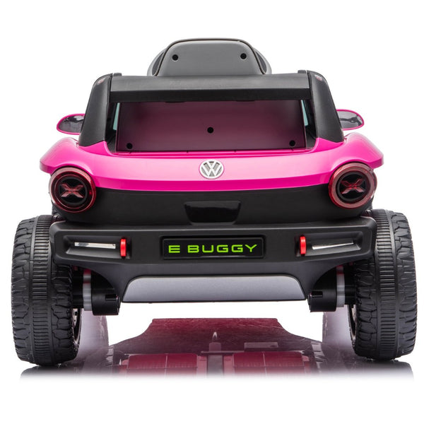 English Elm 12v Licensed Volkswagen Beetle Ride on Car with Remote Control and Suspension for Kids Pink W1578P416240
