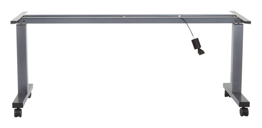 OSP Home Furnishings 4' Sit Stand Desk Frame with Pneumatic Height Adjustment for Office Workstations 6' HB6026-7
