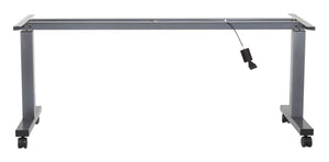OSP Home Furnishings 4' Sit Stand Desk Frame with Pneumatic Height Adjustment for Office Workstations 6' HB6026-7