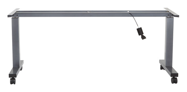 OSP Home Furnishings 4' Sit Stand Desk Frame with Pneumatic Height Adjustment for Office Workstations 6' HB6026-7