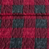 Woolrich Woolrich Check Lodge/Cabin Oversized Quilt Mini Set WR14-1783 Red