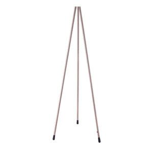 English Elm 59" Tall Metal Floor Lamp with Sleek Fabric Shade, Tripod Chrome Legs, Modern Ambient Lighting Design Multicolor B072116088