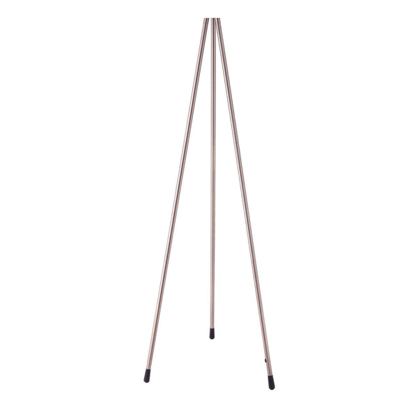 English Elm 59" Tall Metal Floor Lamp with Sleek Fabric Shade, Tripod Chrome Legs, Modern Ambient Lighting Design Multicolor B072116088