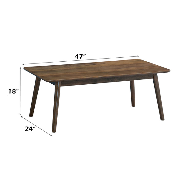 English Elm Lamonte Walnut Coffee Table - Modern Low-Profile Design, Durable Construction & Warm Natural Finish B2726P320797