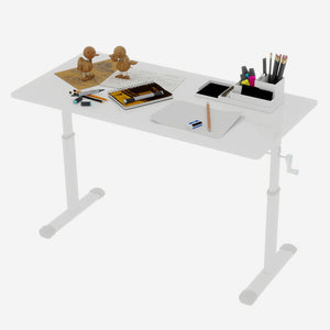English Elm Adjustable Study Desk For Home & Office – Ergonomic Height-Adjustable Design, Compact & Stylish Workspace W1935P338371